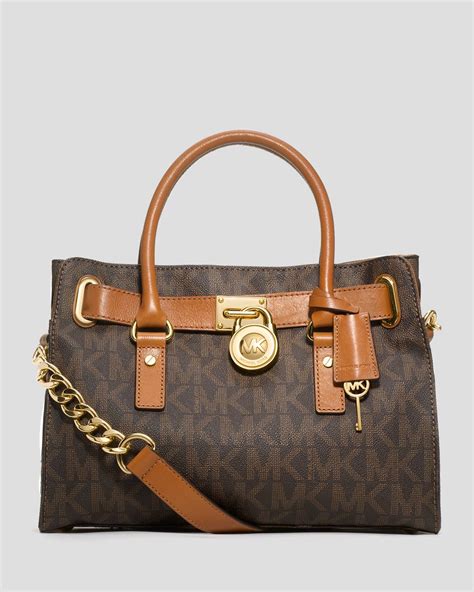 michael kors hamilton signature east west satchel